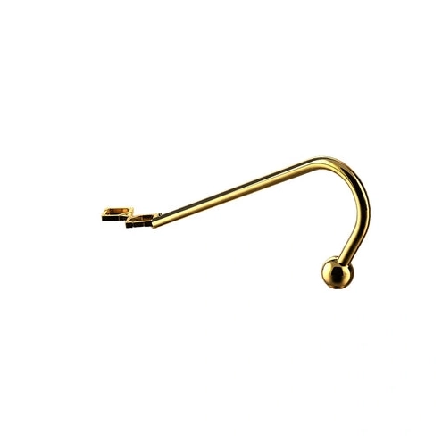 AllNight 3867 Adjustable Set LOCKINK Anal Hook Golden 1030
